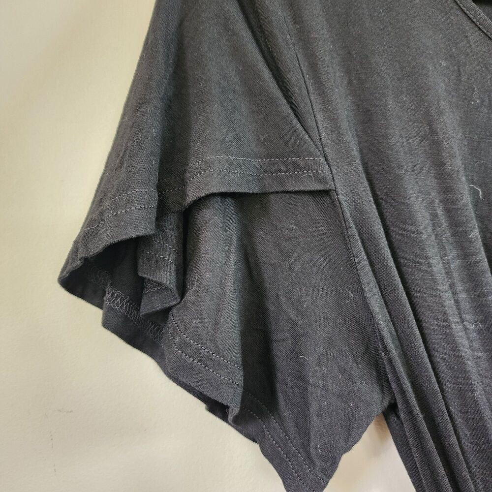 Levaca (L) Black Casual Women's Belted Midi - Picture 4 of 4